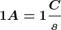 1A =1 \fracCs
