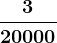 \frac320000