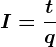 I=\fractq
