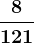 \frac8121