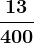 \frac13400